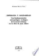 Esperanza y solidaridad
