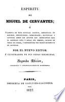 Espíritu de Miguel de Cervantes