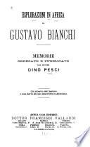 Esplorazioni in Africa di Gustavo Bianchi