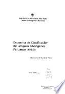 Esquema de clasificación de lenguas aborígenes peruanas (498.5)