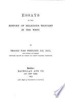 Essays in the History of Religious Thought in the West