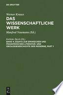 Essays zur spanischen und französischen Literatur- und Ideologiegeschichte der Moderne