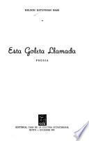 Esta goleta llamada poesía