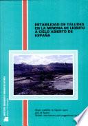 Estabilidad de taludes en la minería de lignito a cielo abierto de España