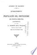 Establecimiento y propagación del cristianismo en Nueva España