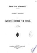 Estadística administrativa de la contribución industrial y de comercio