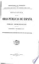 Estadística de las obras públicas de España