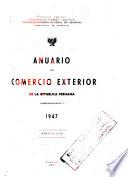 Estadística del comercio exterior
