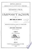 Estadística fiscal