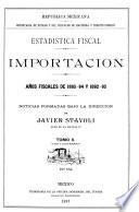 Estadística fiscal