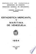 Estadiśtica mercantil y marit́ima de Venezuela