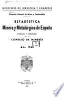 Estadística minera y metalúrgica de España