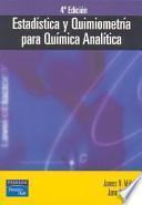 Estadística y quimiometría para química analítica