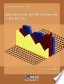 Estadísticas de matrimonios y divorcios. Cuaderno número 10
