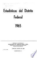 Estadïsticas del Distrito Federal