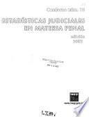 Estadísticas judiciales en materia penal