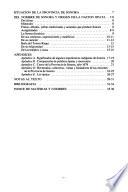 Estado de la Provincia de Sonora 1730