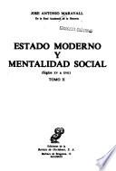 Estado moderno y mentalidad social
