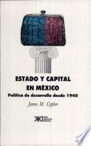 Estado y capital en México