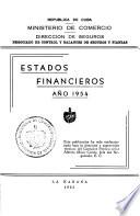 Estados financieros [de las companías de seguros y fianzas].