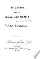 Estatutos de la Real Academia de San Carlos