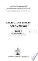Estatutos penales colombianos: Parte especial