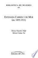Estefanía Carròs y de Mur, ca. 1455-1511