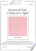 Estética del todo o teoría de lo light