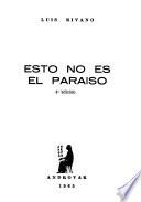 Esto no es el paraíso
