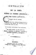 Estracto de la obra sobre la fiebre amarilla