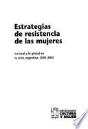 Estrategias de resistencia de las mujeres