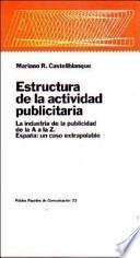 Estructura de la actividad publicitaria