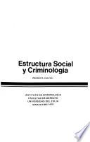 Estructura social y criminología