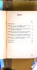 Estructura universitaria y educación