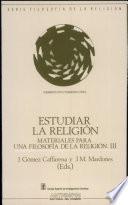 Estudiar la religión