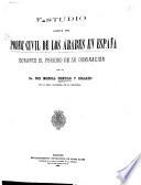 Estudio acerca del poder civil de los árabes en España durante el período de su dominación