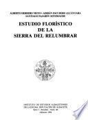Estudio florístico de la sierra del Relumbrar