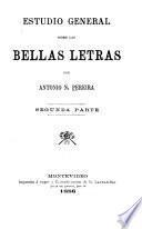 Estudio general sobre las bellas letras
