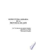 Estudio geoeconómico de la Provincia de Jaén