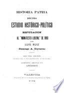 Estudio histórico-político