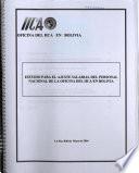 Estudio para el ajuste salarial del personal nacional de la oficina del IICA en Bolivia