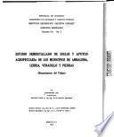 Estudio semidetallado de suelos y aptitud agropecuaria de los municipios de Ambalema, Lérida, Venadillo y Piedras (Departamento del Tolima)