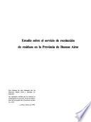 Estudio sobre el servicio de recoleccion de residuos en la Provincia de Buenos Aires
