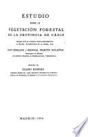 Estudio sobre la vegetación forestal de la provincia de Cádiz