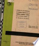 Estudion de Los Programas de Economia Domestica en la Ensenanza Secundaria Y Superior en El Distrito Federal de la Republica de Mexico