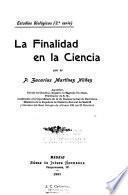 Estudios biológicos: La finalidad en la ciencia