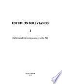 Estudios bolivianos
