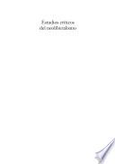 Estudios críticos del neoliberalismo