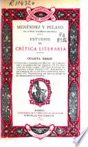 Estudios de crítica literaria