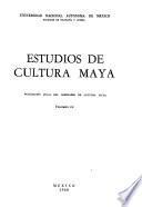 Estudios de cultura maya